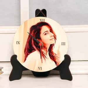 Personalized tabletop clock