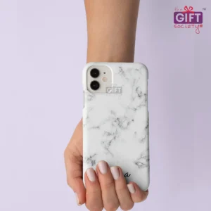 White gradient Marble phone cover