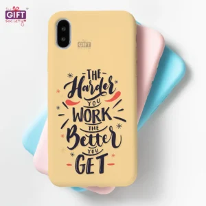 The Harder You Work Better You Get Phone Cover | Hard Case